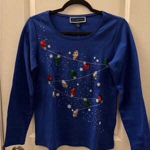 Karen Scott Ultra Blue Shirt